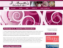 Tablet Screenshot of jannettes.com